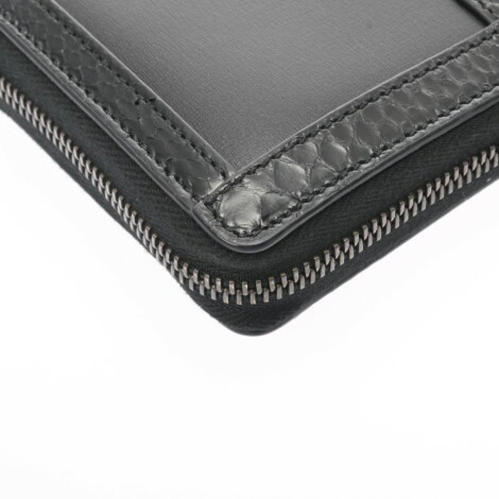 Gucci Offdia Wallet Black Python Leather Long - image 7